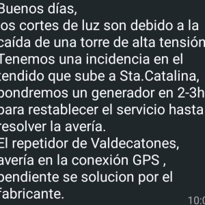 Afectación de servicios por inclemencias invernales